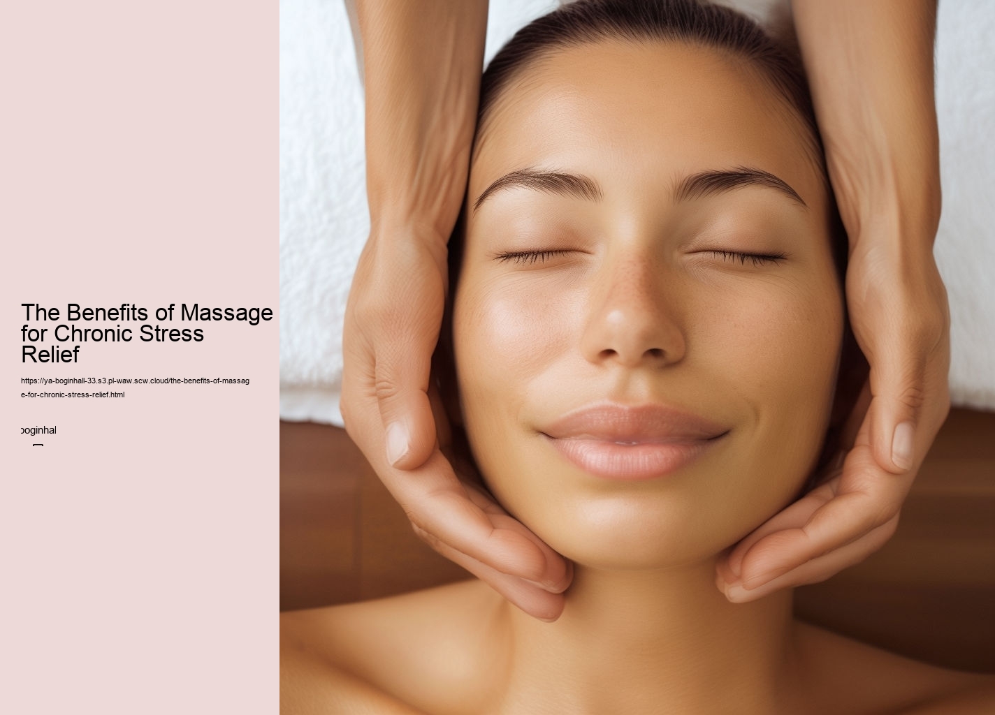 The Benefits of Massage for Chronic Stress Relief