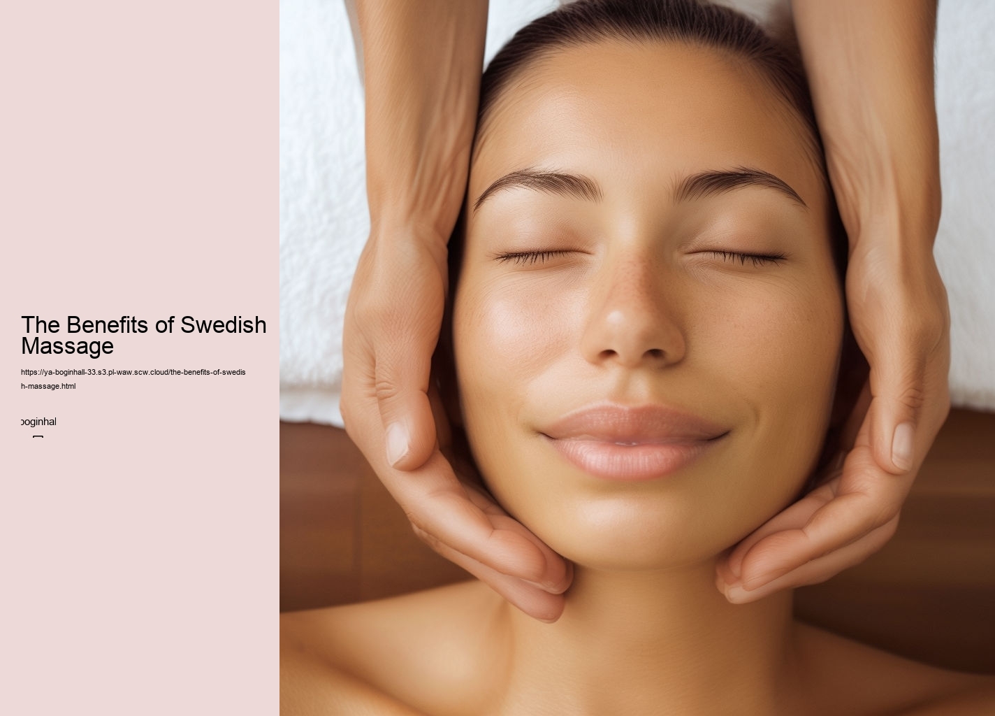 The Benefits of Swedish Massage